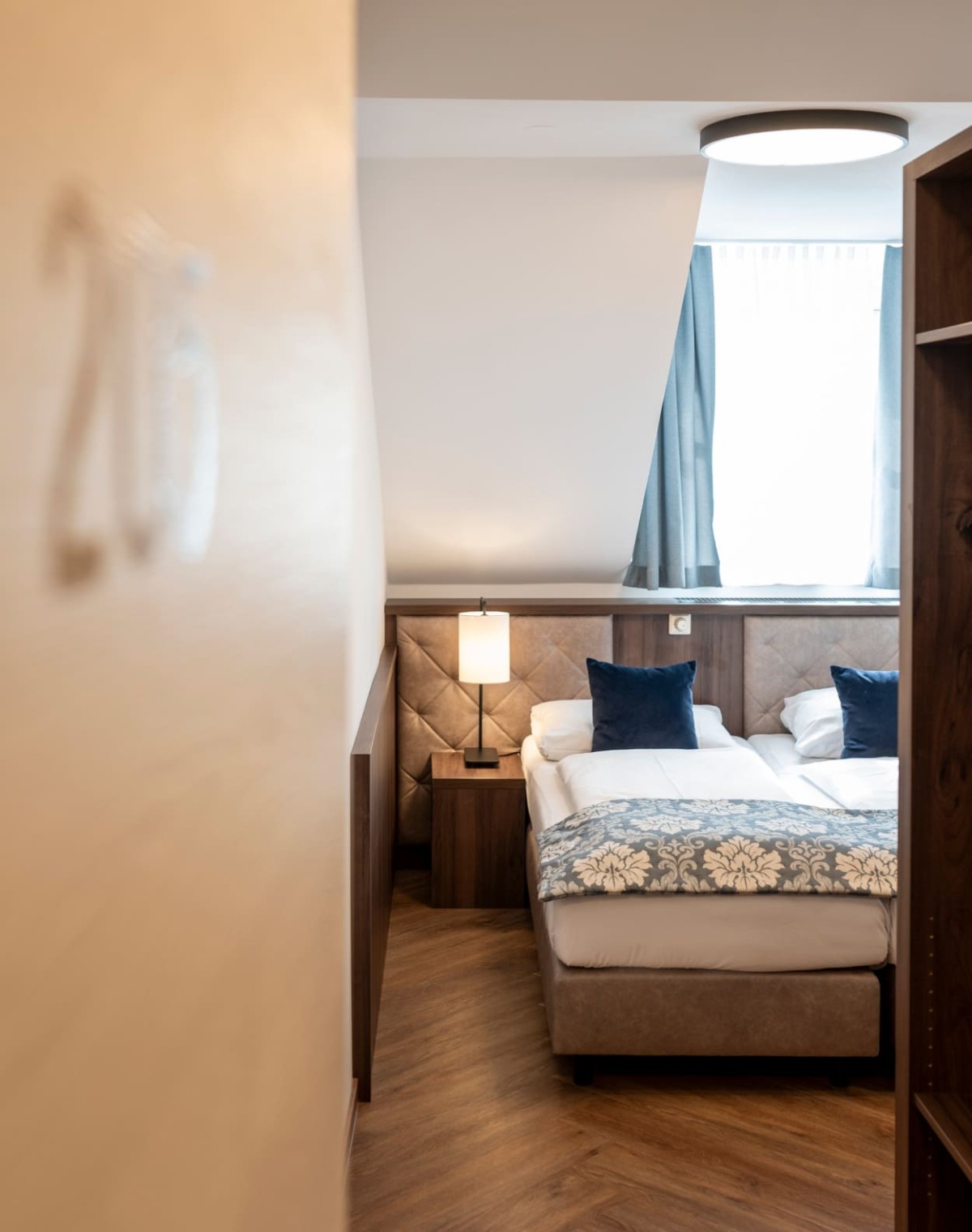 Einblick ins Hotelzimmer in Salzburg © Foto von Lorenz Masser