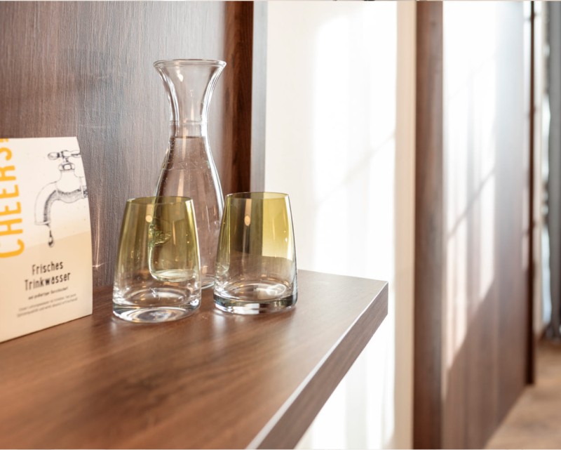 Trinkwasser am Zimmer © Foto von Lorenz Masser