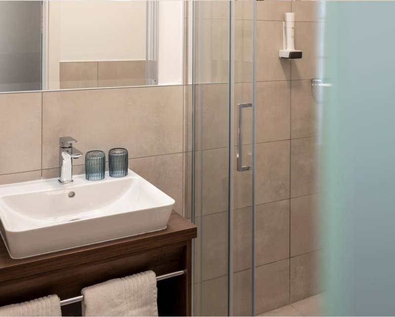 Badezimmer © Foto von Lorenz Masser