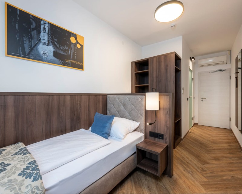 Einbettzimmer © Foto von Lorenz Masser