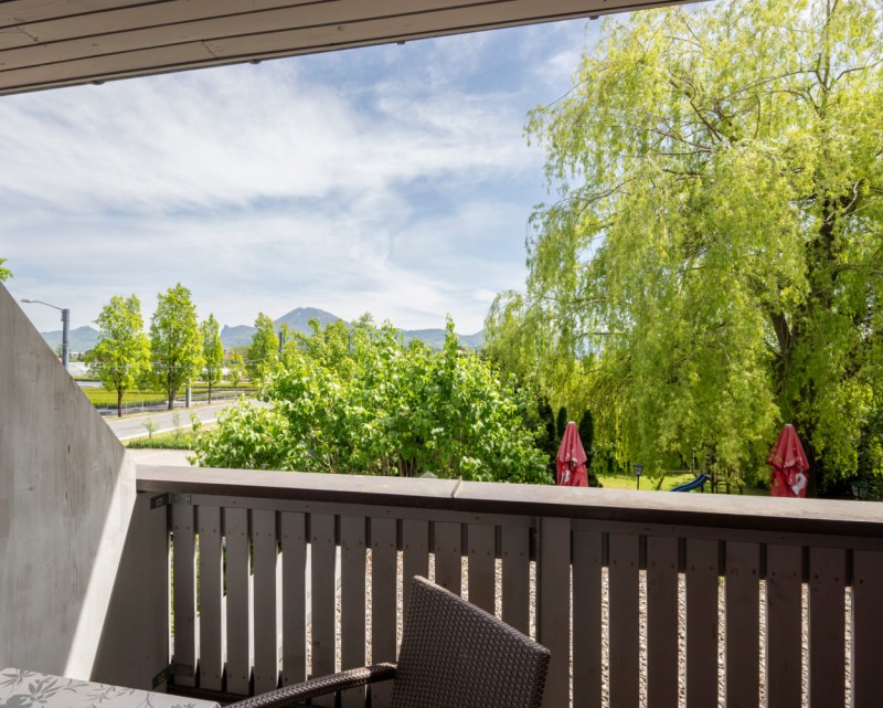 Balkon im Einzelzimmer © Foto von Lorenz Masser