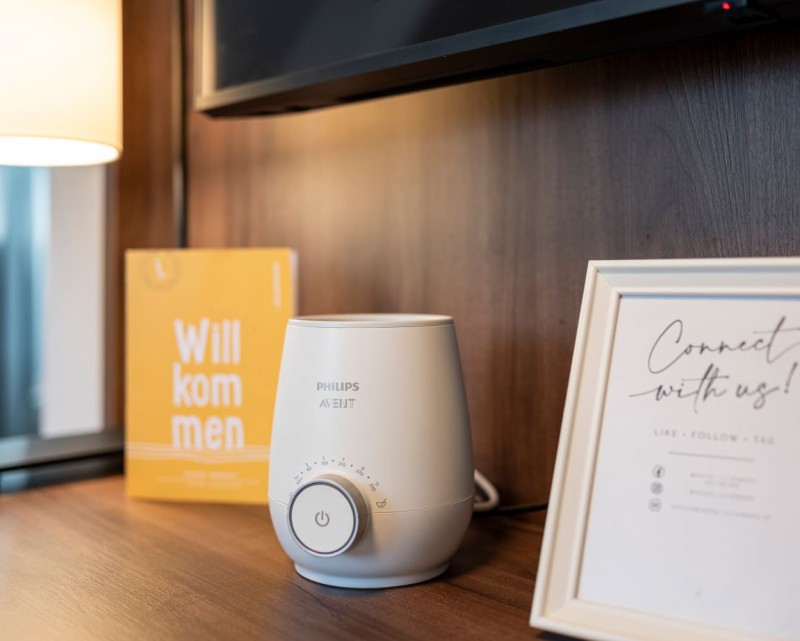 Flaschenwärmer wird gerne zur Verfügung gestellt © Foto von Lorenz Masser