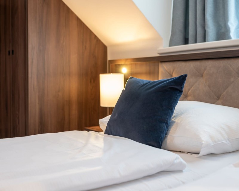 Doppelbett © Foto von Lorenz Masser