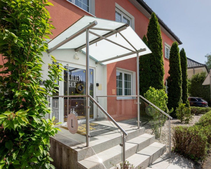 Eingang Hotel Lilienhof © Lorenz Masser
