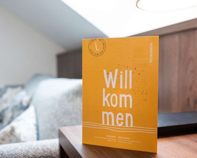 Herzlich willkommen im Hotel Lilienhof - unser Infoheft für Sie. © Lorenz Masser
